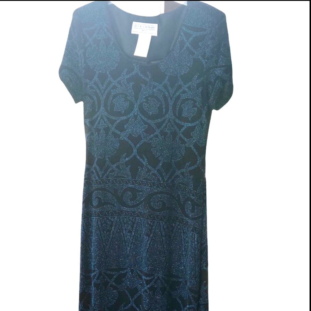 70% Off Jessica Howard Vintage Sparkling Sexy Navy Blue Semi Formal Dress